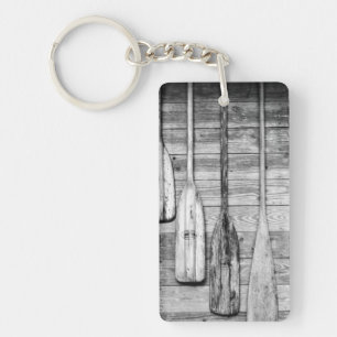 Oars are hung on wooden shed in Big Cypress, 2 Key Ring