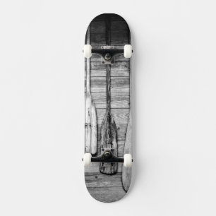 Oars are hung on wooden shed in Big Cypress, 2 Skateboard