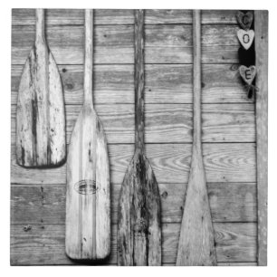 Oars are hung on wooden shed in Big Cypress, 2 Tile