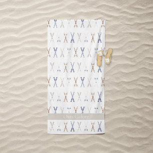 Oars Galore Boat Oars White Beach Towel