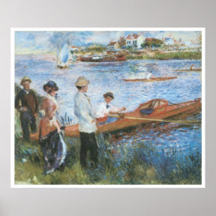 Oarsmen at Chatou, 1879 Pierre-Auguste Renoir Poster