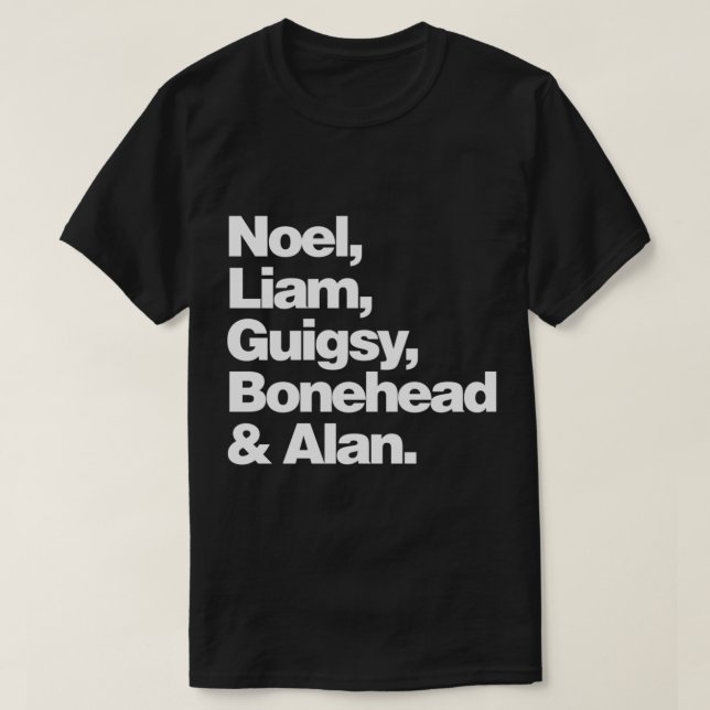 Oasis Band Members  Classic T-Shirt (Design Front)