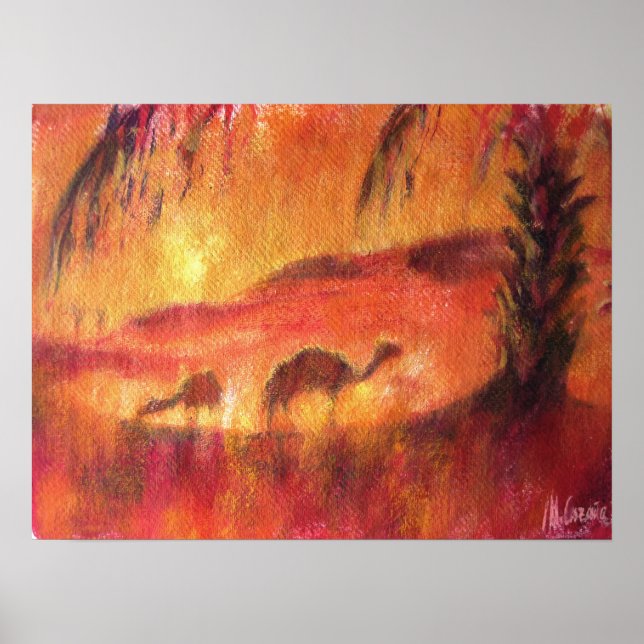 Oasis in Sahara Poster (Front)