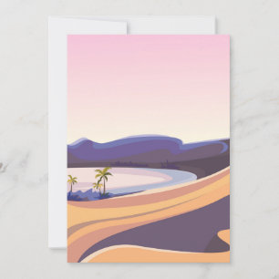 Oasis landscapes   holiday card