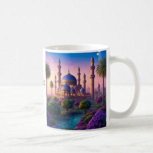 Oasis of the Minaret Castle - Turkish Coffee Mug