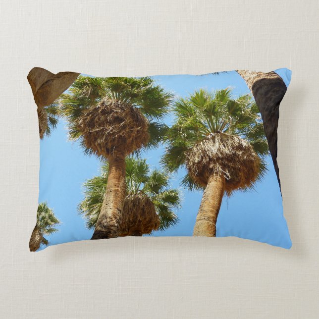 Oasis Palms at Joshua Tree National Park Decorative Cushion (Front)