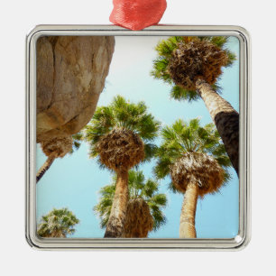Oasis Palms at Joshua Tree National Park Metal Tree Decoration