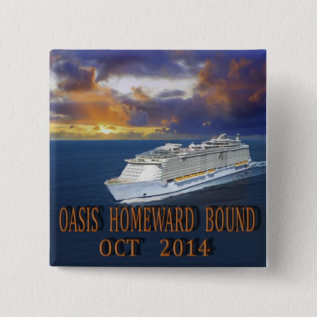 Oasis TA Oct 2014 15 Cm Square Badge (Front)