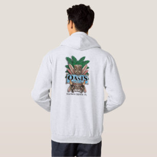 Oasis Tiki Bar And Grill Hoodie (Light)