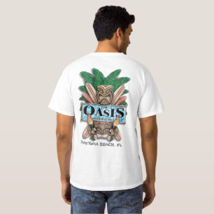 Oasis Tiki Bar And Grill T-Shirt (White)