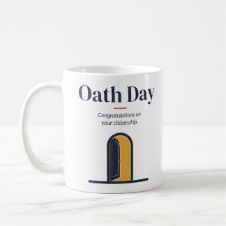 Oath Day Citizenship Congratulations Mug
