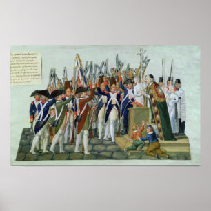 Oath of the Districts, February 1790 Poster