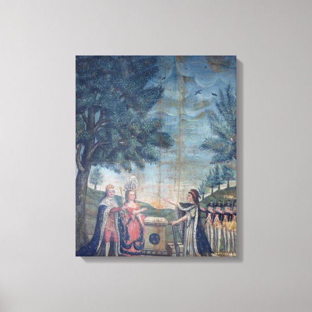 Oath of the King, the Queen Canvas Print (Front)