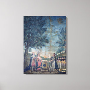 Oath of the King, the Queen Canvas Print