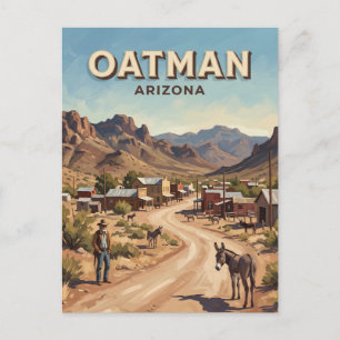 Oatman Arizona Postcard