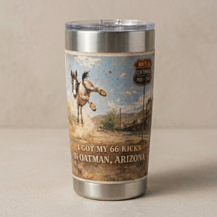 Oatman Arizona Wild Burro Drinkware Insulated Tumbler