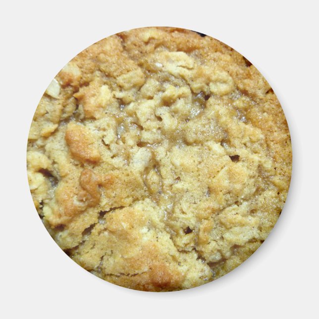 Oatmeal cookie magnet (Front)