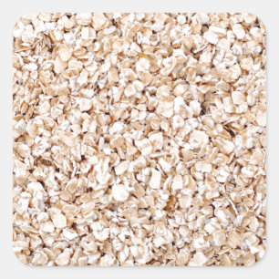 Oatmeal Square Sticker