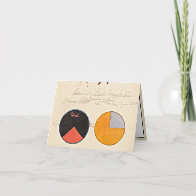 Oats, 1920 by Hilma af Klint  Card (Front)