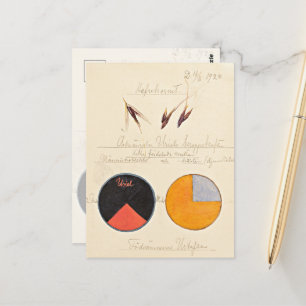 Oats, 1920 by Hilma af Klint  Postcard