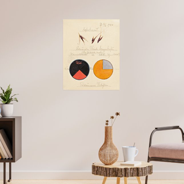 Oats, 1920 by Hilma af Klint  Poster (Living Room 3)