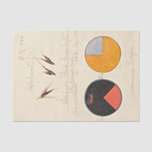 Oats, 1920 by Hilma af Klint Tissue Paper