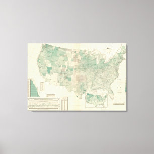 Oats per acre sown canvas print