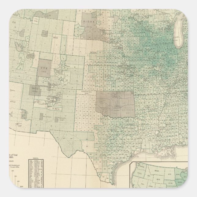 Oats per square mile sticker (Front)