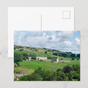 Oats Royd Mill - Historic Yorkshire Landscape Postcard