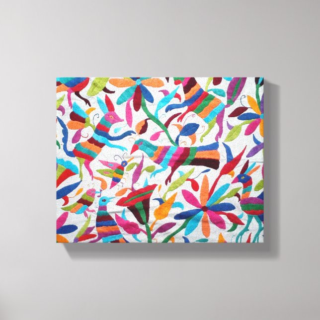 Oaxaca Mexico Mexican Mayan Hispanic Ethnic Boho Canvas Print (Front)