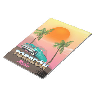 Oaxaca Mexico travel poster Notepad