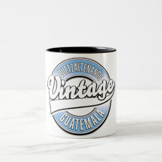 Oaxaca mexico vintage logo. Two-Tone coffee mug