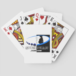 OB / GYN AT YOUR CERVIX OBSTETRICIAN HUMOR PLAYING CARDS
