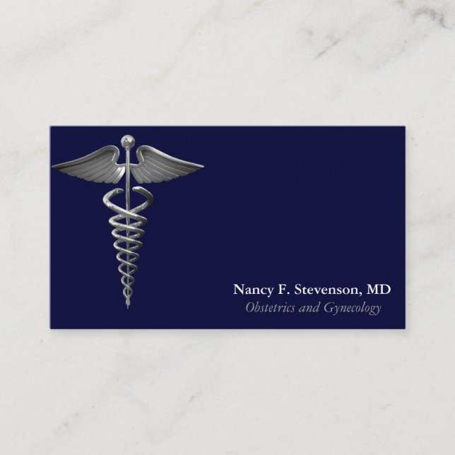 OB-GYN Business Card Sample (Front)