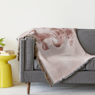 Ob/Gyn Midwife Floral Childbirth Cervix Ovaries Throw Blanket