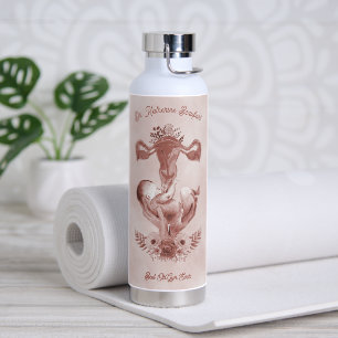 Ob/Gyn Midwife Floral Childbirth Cervix Ovaries Water Bottle
