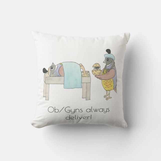 Ob/Gyn Quail Cushion (Front)