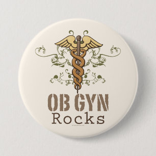 OB GYN Rocks Button