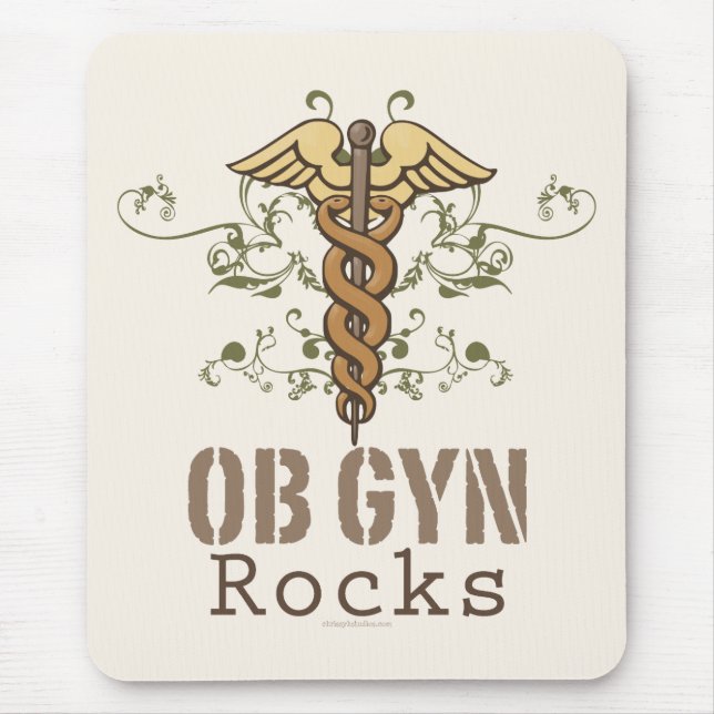 OB GYN Rocks Mousepad (Front)