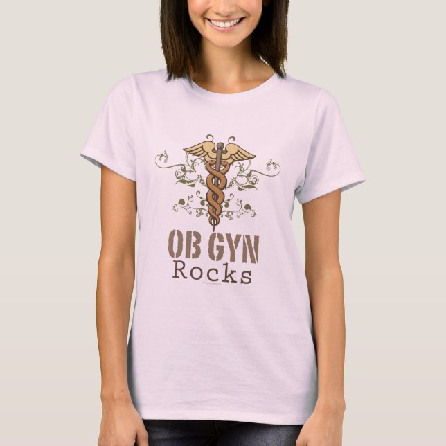 OB GYN Rocks Organic Tee (Front)