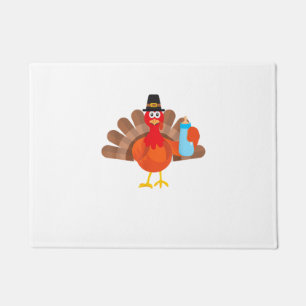 OB Nurse Delivery Labour Thanksgiving Turkey Thank Doormat