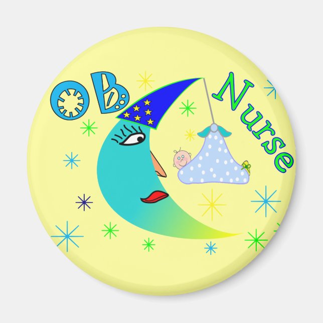 OB Nurse gifts Magnet (Front)