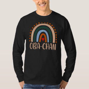 Oba Chan Rainbow Grandma Cute Mothers Day Oba Cha T-Shirt