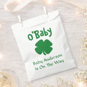 O'Baby St Patrick's Day Baby Shower Favour Bags