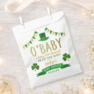 O'Baby St. Patrick's Day Baby Shower Favour Bags