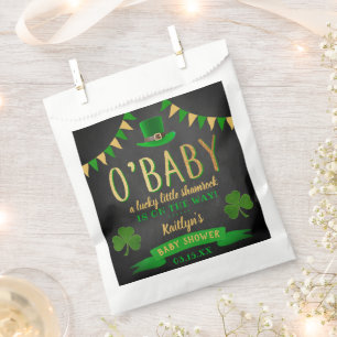 O'Baby St. Patrick's Day Baby Shower Favour Bags