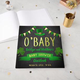 O'Baby St. Patrick's Day Baby Shower Real Guest Book