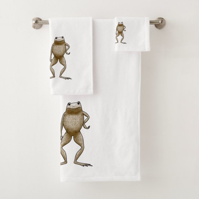Obadiah Toad Bath Towel Set (Insitu)
