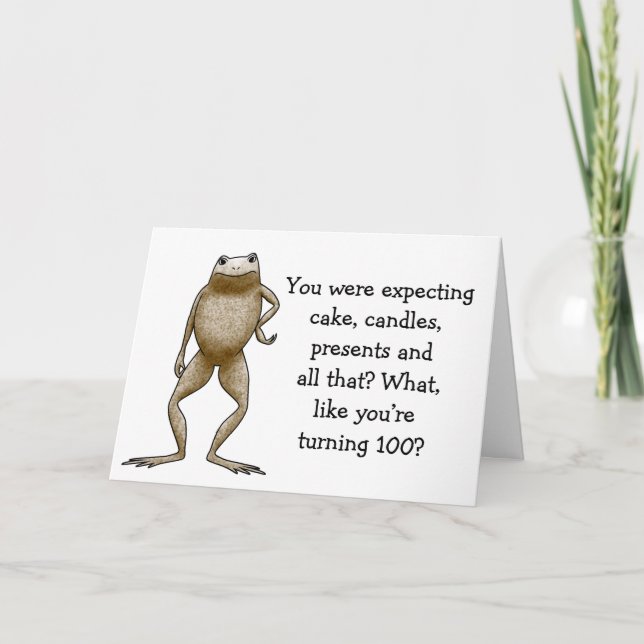 Obadiah Toad Birthday Card Template (Front)