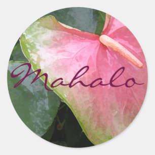 Obake Mahalo Classic Round Sticker